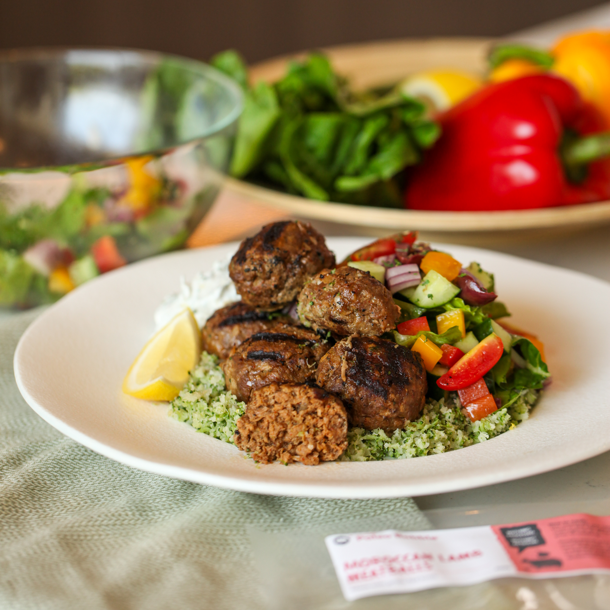 Moroccan Lamb meatballs